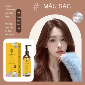 Dầu gôị nhuộm tóc phủ bạc tự nhiên không làm hỏng tóc. nhuộm tóc thảo dược giảm tóc bạc và giúp tóc chắc khỏe