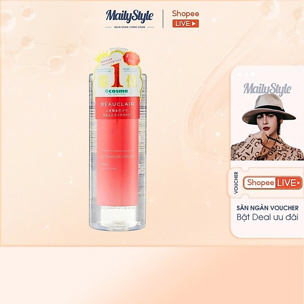 T47_Nước tẩy trang Beauclair dưỡng da Cleansing Lotion (500ml) giá tốt