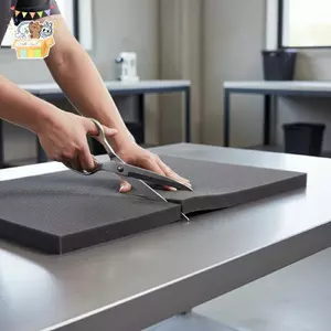 Bộ lọc bọt Carbon dành cho nhà bếp 60x50x0.3cm Kích thước đa năng Hấp thụ mùi Tấm không khí sạch ELWW