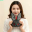 QEARY Thỏ Gothic, Mềm Mại Handmade-look Halloween Plushie, Túi Mặt Dây Chuyền Nhẹ Bền Hai Màu Khâu Bunny Xe Trang Trí