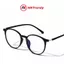 Kính đổi màu gọng tròn nữ MKTRENDY gọng nhựa dẻo chống tia UV chống ánh sáng xanh thời trang dễ thương K82