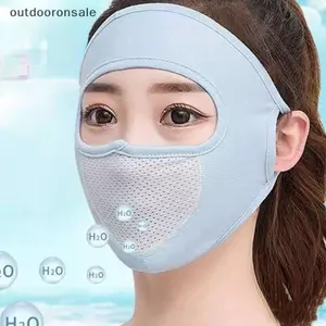Summer Ice Silk Face Full Cover Summer Sun Ultra UV Protection Thin FSI