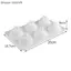 {AKIN} Khuôn Nướng Bánh Silicon Hình Đào 6 Khoang Không Dính Cấp Thực Phẩm Cho DIY Kẹo Sô Cô La Bánh Topper Fondant Phụ Kiện Làm Bánh {a}