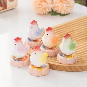 Jingdezhen Gốm Zhuanzhuan Sáng Tạo Để Bàn Xe Trang Trí Đồ Trang Trí Gà Trống May Mắn Gian Hàng Quà Tặng 26.3.22