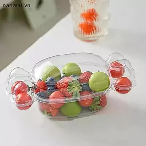 Hộp đựng bánh hình kẹo 20 món - Hoàn hảo cho món tráng miệng, bánh ngọt, salad trái cây, Tiramisu, v.v.- Thích hợp cho các bữa tiệc, Giáng sinh, Sinh nhật, v.v. [VN]