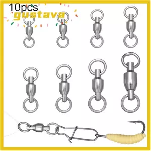 GUSTAVA 10 Đầu nối câu cá Vòng bi xoay hai đầu