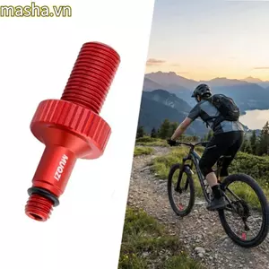 Bộ chuyển đổi sốc phía sau, với vòng cao su Bộ chuyển đổi van khí nhẹ, Bộ chuyển đổi van IFP màu đỏ hợp kim nhôm cho Rckshox monoarch / XMM / Marzocchi Xe đạp leo núi Sử dụng