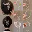 KUZHEN Thanh Lịch Lily Của Thung Lũng Hoa Ngọc Trai Kim Cương Giả sel Đuôi Ngựa Bule Tóc Bun Kẹp Tóc Nữ Bé Gái Phụ Kiện Tóc HOT