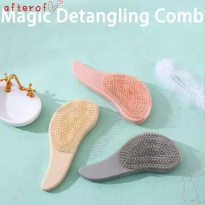 Bàn chải tóc Massage AFTEROF, Lược gỡ rối ma thuật di động, Đệm khí chống tĩnh điện Salon Dụng cụ tạo kiểu tóc tay cầm ma thuật Lược chải tóc