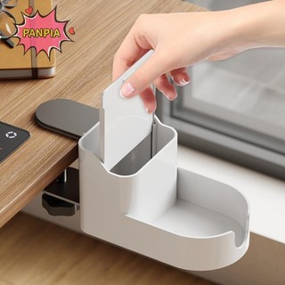 [PNPIA] Dụng cụ sắp xếp máy tính để bàn sáng tạo có lưu trữ điện thoại Giá đỡ cốc nước kẹp trên thiết kế cho phụ kiện bàn văn phòng tại nhà Tiết kiệm không gian VN