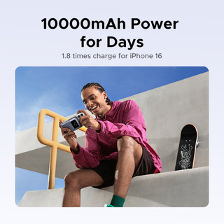 【Pin Sạc Dự Phòng Có Thể Đặt Hàng】Pin dự phòng sạc không dây từ tính UGREEN 10000mAh 20W USB-C + Sạc không dây từ tính 7