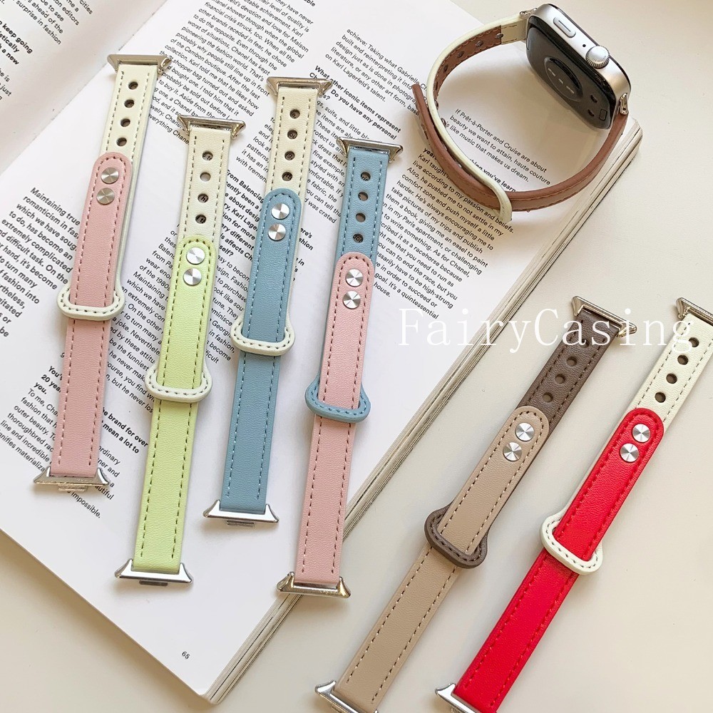 Dây đeo đồng hồ bằng da Tương thích với Huawei Band 11 Pro 10 9 8 Honor 9 10 Braclet cho Huawei Band Fit 3 2 4 4pro Band