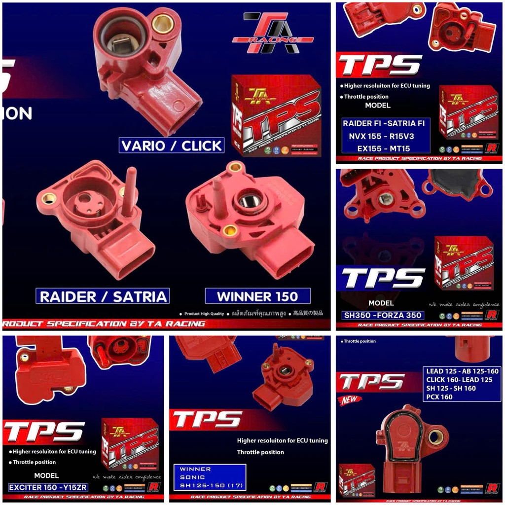 TPS TA RACING WINNER SONIC EXCITER RAIDER SATRIA CLICK VARIO SHVN PCX ...