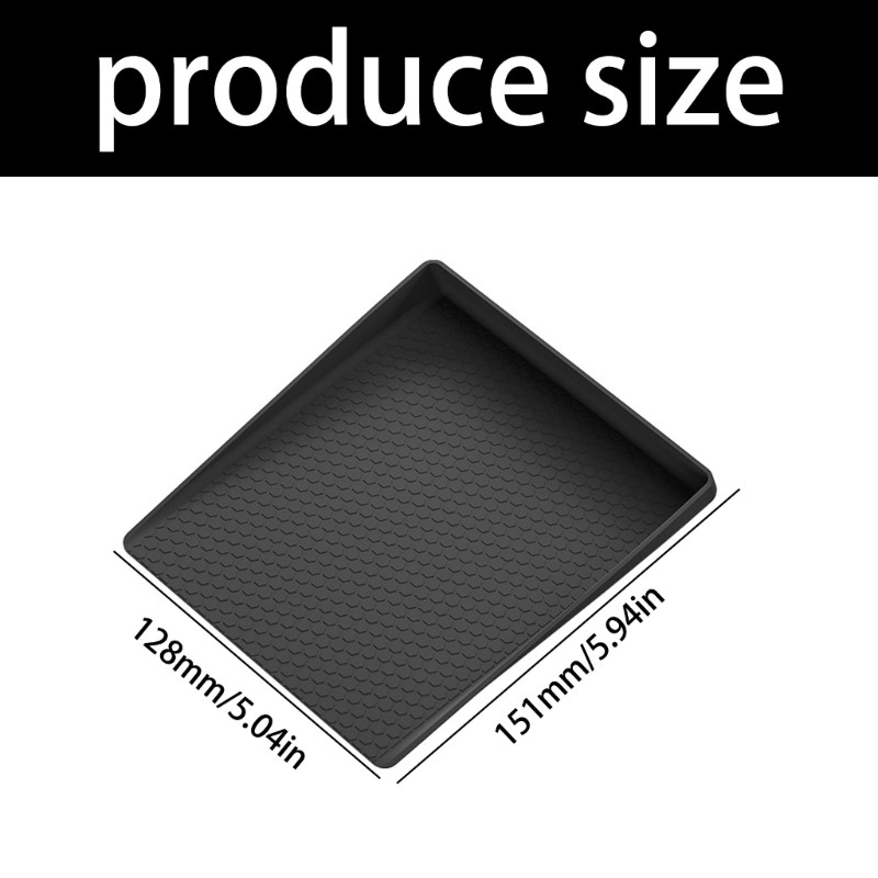 Custom Fit Silicone Storage Tray Not Slip Organizers Easy Clean for Vehicle Jimn