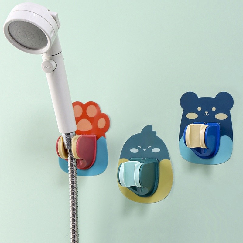 Giá Treo Vòi Hoa Sen , Đế Kẹp Vòi Sen Vòi Xịt Toilet Dán Tường Bằng Nhựa Họa Tiết Hoạt Hình tongkhosi2