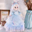 Búp Bê BJD 3D 30cm Có Khớp Cử Động Xinh Xắn，Búp Bê Mặt Anime Dễ Thương ，Quà sinh nhật cho bé gái