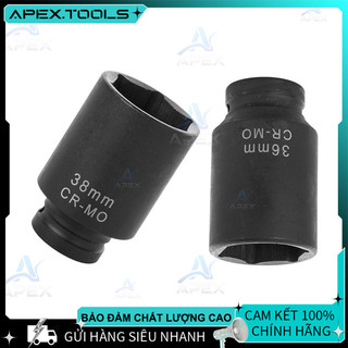 Đầu Tuýp Khẩu Sâu Lòng Mở Lồng Máy Giặt Sezi Chân 1/2 Size 36-38 Dài 7,8cm