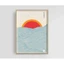 Núi Phú Sĩ Sunrise Sóng Canvas In Hokusai Sóng Khổng Lồ Cho Phòng Khách Hiện Đại Trang Trí Nhà