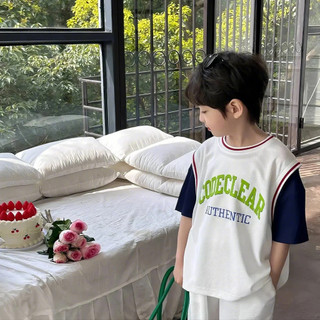 Bộ đồ thể thao mùa hè cho bé trai - Set áo bóng rổ tay ngắn 2 chi tiết mát mẻ năng động