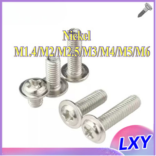 Ốc Vít  pake đầu tròn Mạ niken/Bulong  Đầu Tròn M1.4 / M2 / M2.5 / M3 / M4 / M5 / M6 [LXY-CB-1]