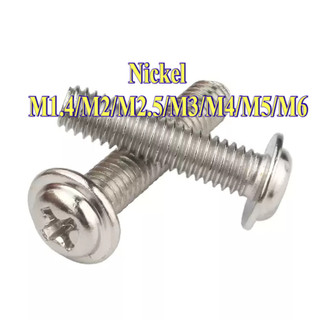 Ốc Vít  pake đầu tròn Mạ niken/Bulong  Đầu Tròn M1.4 / M2 / M2.5 / M3 / M4 / M5 / M6 [LXY-CB-1]