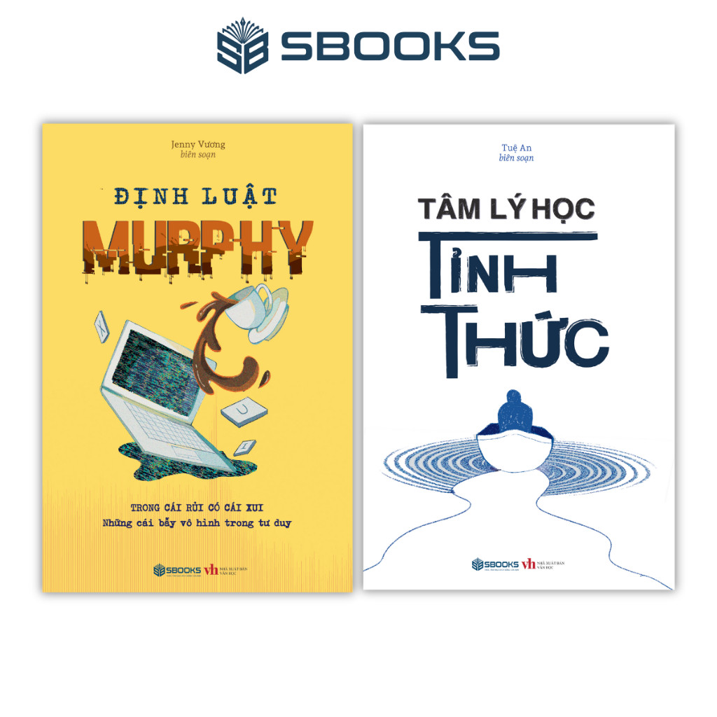 Sách Combo 2 Cuốn: Định Luật Murphy + Tâm Lý Học Tỉnh Thức - SBOOKS