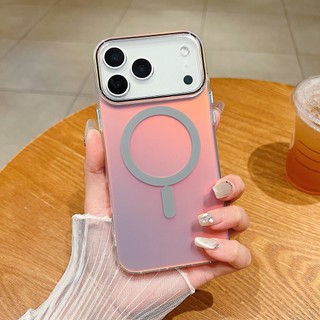 Ốp điện thoại từ tính siêu mạnh đầy màu sắc Aurora cho iphone 17promax 17 17 air 16 15 14 13 12 Pro Max Plus Vỏ điện thoại Phụ kiện Vỏ bảo vệ chống sốc