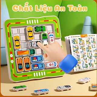 【BabyJoy】Bộ Đồ Chơi Giải Đố Mê Cung Bãi Đỗ Xe,Đồ chơi xếp hình giải đố mê cung xe ô tô thông minh có nam