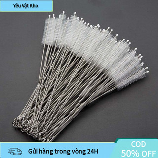【COD】SET Cọ Vệ Sinh Ống Nước Inox - Que Cọ Dài 23cm Loại Dày - Dụng Cụ Làm Sạch Ống Hút Bình Nước