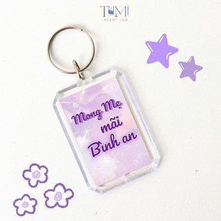 Quà Tặng 20/10, Móc Khoá Thông Điệp Thay Lời Tặng Bố Mẹ, Móc Khoá Gia Đình, Gửi Lời Yêu Thương Cha Mẹ, Tặng Mẹ Dị