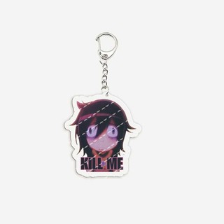 Acrylic Watamote Tomoko Kuroki Backrooms Keychains Jewelry for Women Accessories Bag Tomoko Kuroki Pendant Cha