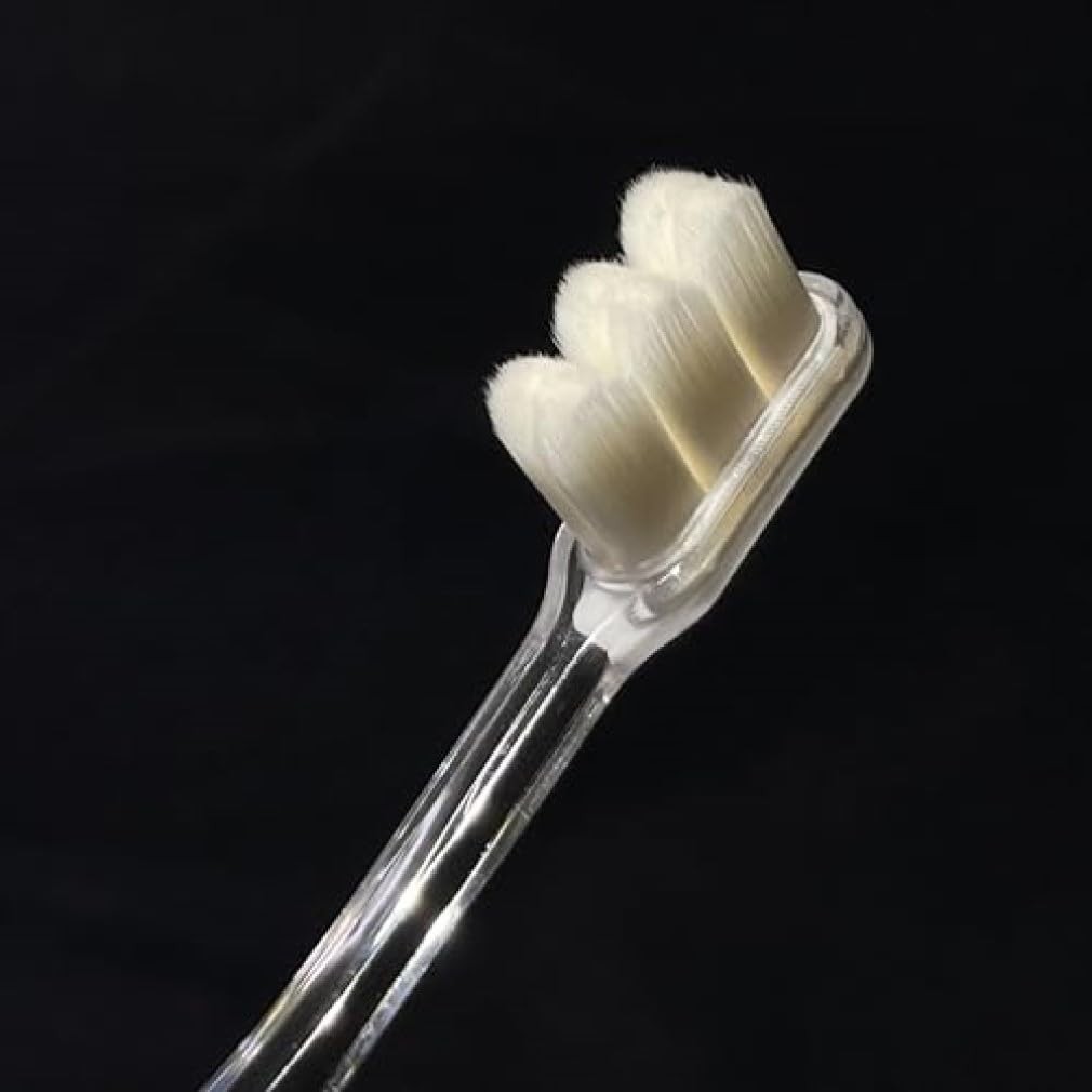 Orange Care Products Dense Ultra-Fine Bristle Toothbrush Compact Transparent 1 piece (x 1)- Direct from Japan