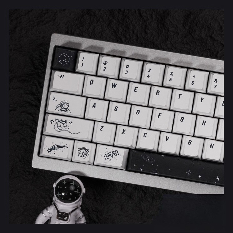 KCA Kuro Crow NASA Phi hành gia PBT Keycaps - Cherry Chiều cao nguyên ...