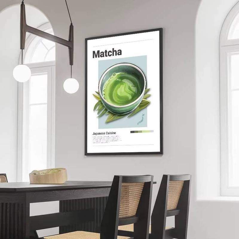 Bộ sưu tập nhà bếp Nhật Bản Áp phích in hình Canvas Hình ảnh trang trí nhà bếp và phòng ăn Nghệ thuật treo tường không khung hiện đại