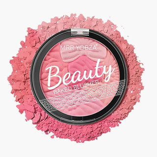 Phấn má hồng hình cánh hoa năm màu Matte Pearlescent Dập nổi đường viền có độ bóng cao 5 màu Blush Rouge