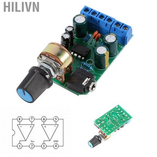 Hilivn Mô-đun bảng mạch khuếch đại âm thanh Aux di động không có tiếng ồn Bộ khuếch đại 4-32 Ohm TDA2822M cho loa máy tính Dc 1.8 V-12 V 0.1 W-5 W