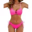 Bộ đồ Bikini gợi cảm Đồ bơi nữ màu sắc phù hợp với đồ bơi đi biển