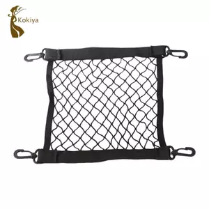 Giỏ đựng xe đạp đường trường Lưới hành lý, Bungee, Đa năng với 4 móc, Giỏ xe đạp nhẹ, Lưới hành lý, Dụng cụ sắp xếp hành lý