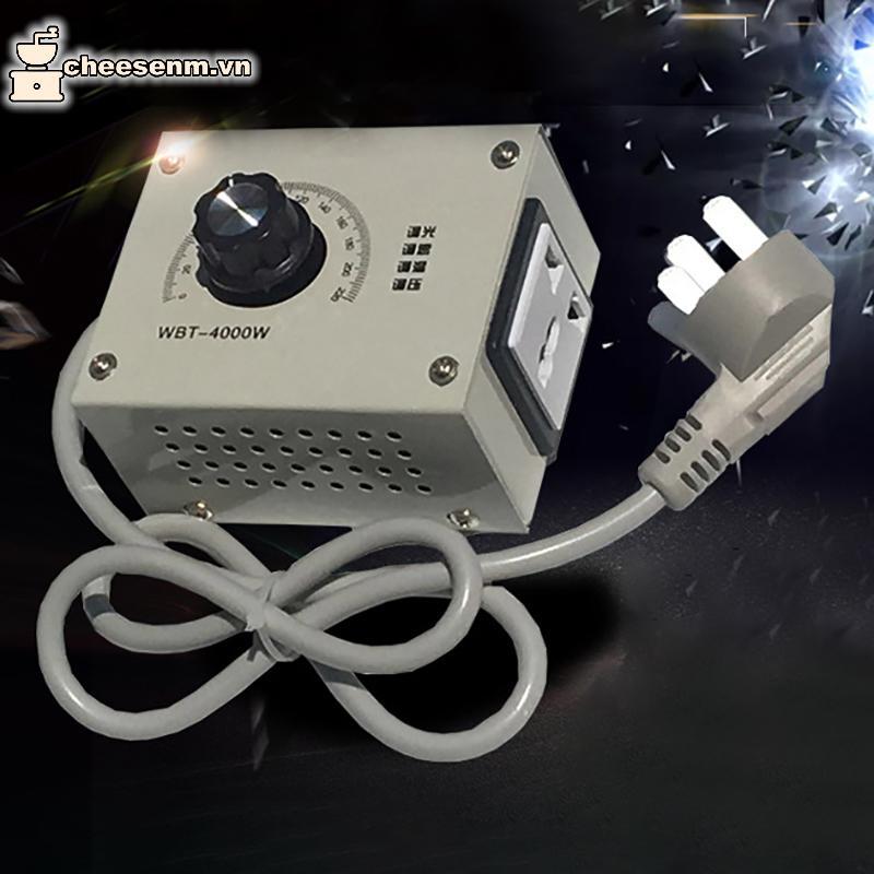 Cheenm AC 220V 18A 4000W Thyristor Bộ điều chỉnh công suất động cơ, tốc độ quạt, điện áp, bộ điều nhiệt VN