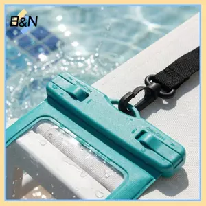 Túi đựng điện thoại chống nước B & N Túi bơi màn hình cảm ứng đa năng cho bể bơi bãi biển Huawei Lặn thuyền Kayak.