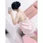 Mùa hè Fat mm Plus Size Pháp Pure Desire Style Ice Silk Suspender Short Set Sweet Lace Bộ đồ ngủ gợi cảm