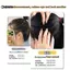 KUZHEN 35cm Bưởi Da Tóc Giả Đầu Thịt Viên Cao Đuôi Ngựa Cao Cấp Cranial Crest Panfa Hiện Vật Lông Tơ Và Tự Nhiên HOT