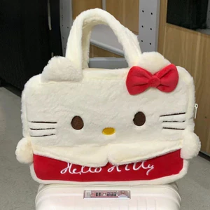Túi đựng Laptop kt Cat có sẵn Sanrio Phong cách mới Sinh viên dễ thương Dung tích lớn Túi xách trái tim bé gái Túi Hello Kitty