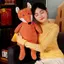 SRVN Hidden Love Drama Fox Plushie Nhồi Bông Zhao Lusi Sangzhi Búp Bê Cuddly Đồ Chơi Sang Trọng Peluche Cho Bé Gái Quà Tặng Sinh Nhật Món Quà Nữ Tính.
