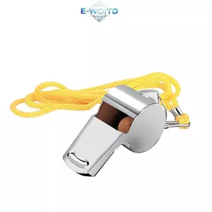 E-WOITD Kim Loại Còi Trọng Tài Thể Thao Bóng Bầu Dục Thép Không Gỉ Còi Bóng Đá Bóng Rổ Đảng Đào Tạo Trường Cổ Vũ Dụng Cụ E-WOITD