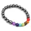 PNPIA- Vòng Tay Đá Hematite Nhiều Màu Chữa Bệnh Đính Hạt Giảm Cân Vòng Tay Trang Sức
