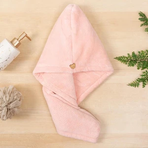 Mũ Sấy Tóc Microfiber Siêu Thấm Hút Nhanh Khô Nón Lau Tóc Đôi Gấu Nhỏ Tiện Lợi ✨Luyoo25.vn✨