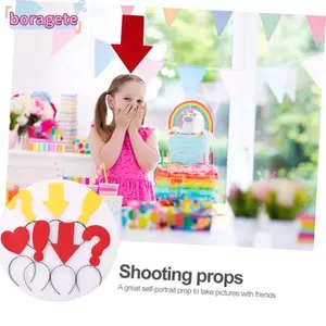Mũ đội đầu buổi hòa nhạc BORAGETE, Câu hỏi Mark Love Hairband, Ngộ nghĩnh Mũi tên WiFi Đạo cụ ngộ nghĩnh Mũ đội đầu Ngày lễ tình nhân