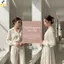 < YEI > Kẹp Tóc Nửa Pha Lê Tinh Tế Đính Kim Cương Giả Bên Kẹp Tóc Cá Mập Cho Nữ Mới