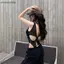 AA Gợi Cảm Crop Top Nữ Slim Fit U-Ne-Piece Mùa Hè 2026 Thời Trang Xu Hướng Phong Cách Dễ Thương Áo Đan Body VN
